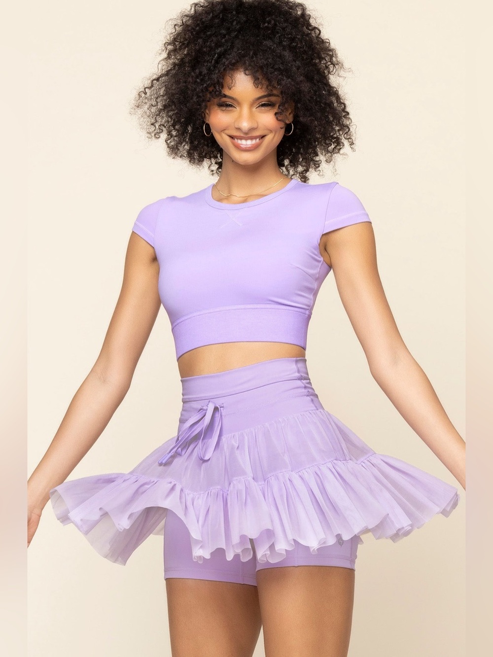 popflex Pirouette Skort - Digital Lavender - Picture 2 of 9